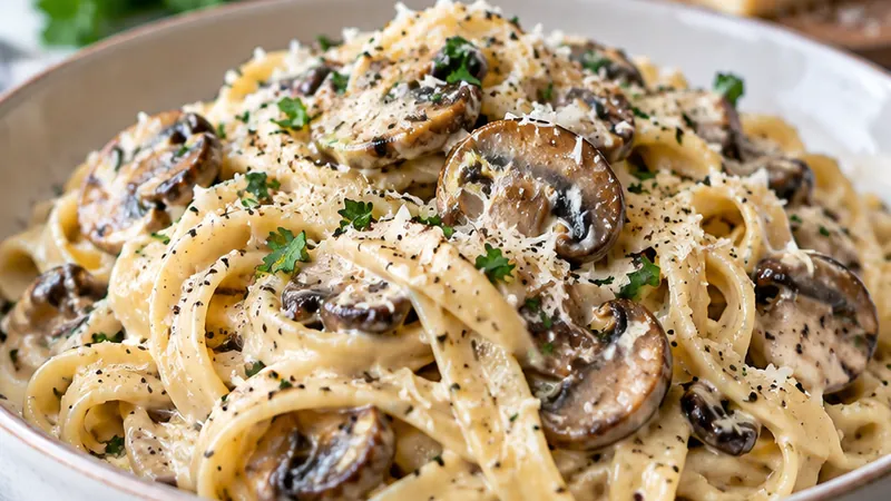 Creamy Mushroom Pasta