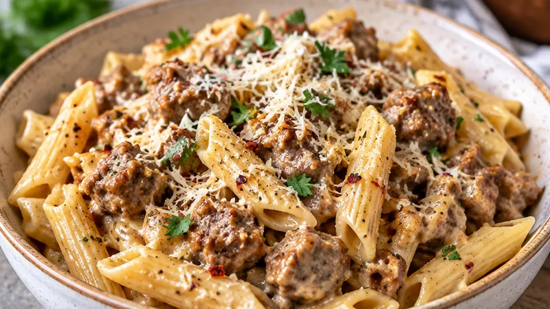 Creamy Sausage Pasta Recipe