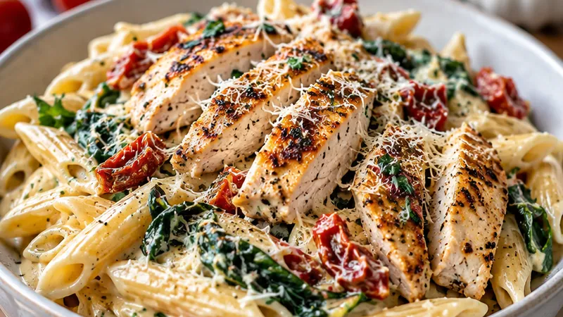 Creamy Tuscan Chicken Pasta