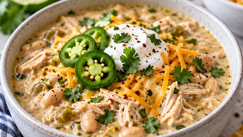 Crockpot White Chicken Chili Recipe