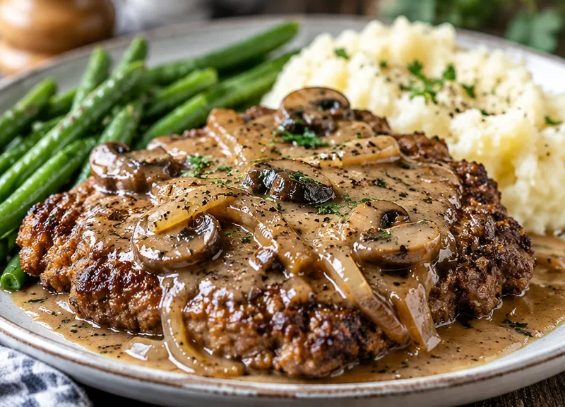 Cube Steak Recipe, ready to serve