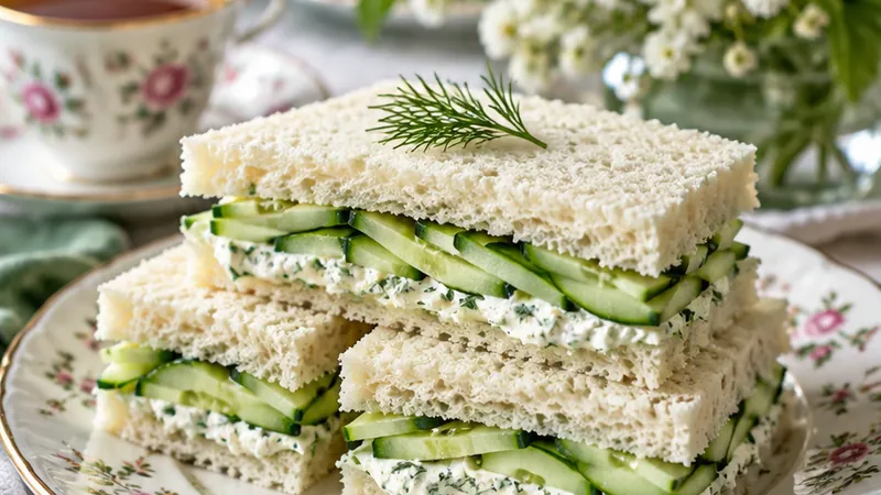 Cucumber Sandwiches for Tea