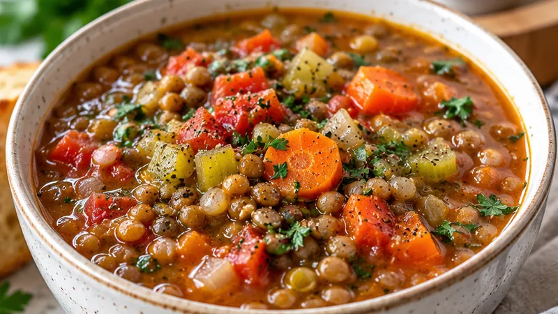 Daniel Fast Lentil Soup