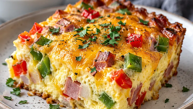 Denver Omelette Egg Bake Recipe