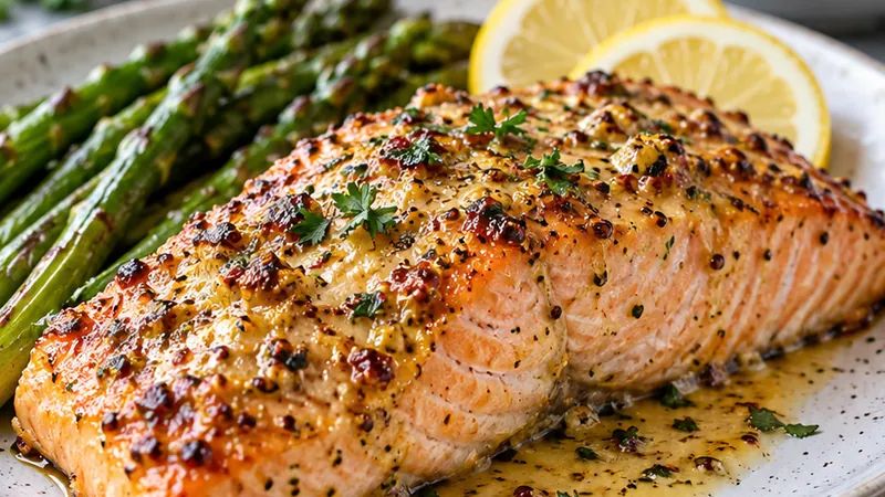 Dijon Baked Salmon Recipe