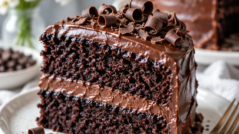 Double Chocolate Layer Cake