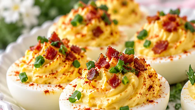 Easter Deviled Eggs