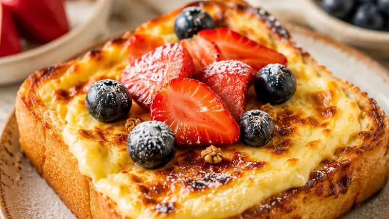 Air Fryer Yogurt Custard Toast