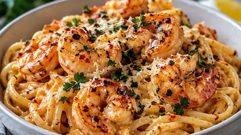 Easy Bang Bang Shrimp Pasta Recipe