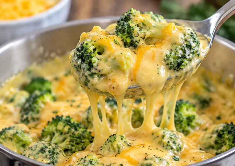 Easy Broccoli Cheese Sauce Recipe, ready to serve