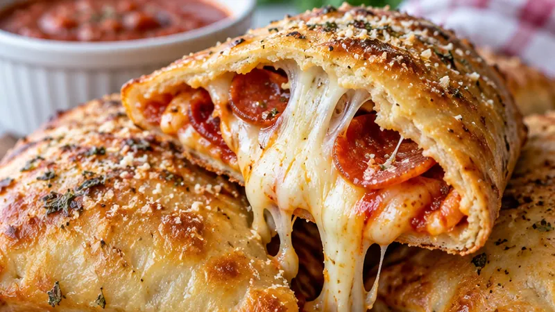 Easy Cheesy Homemade Pizza Pockets Recipe