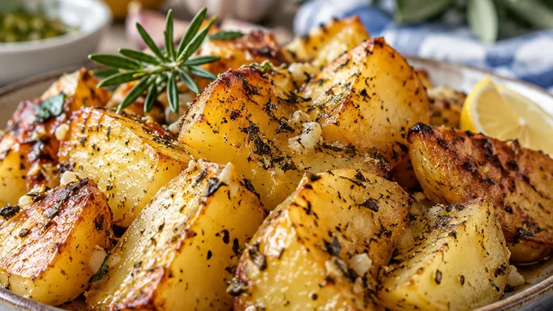 Easy Greek Style Lemon Potatoes
