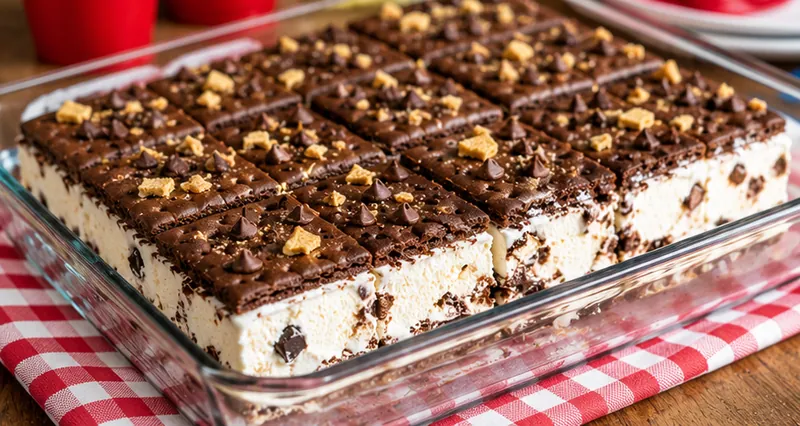 Easy Ice Cream Sandwich Dessert for BBQ Parties, ready to serve
