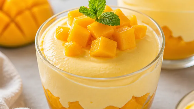 Mango Mousse (Light & Airy)