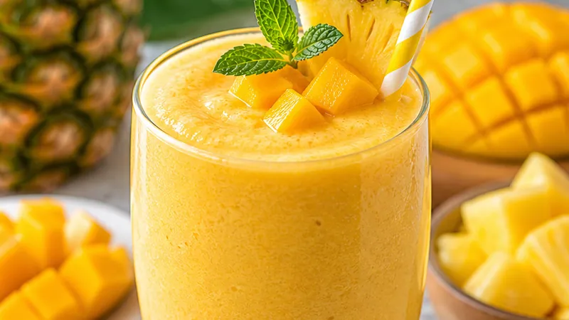 Mango Pineapple Tropical Smoothie