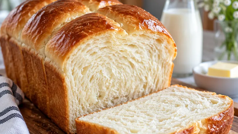 Easy Milk Bread Loaf Recipe