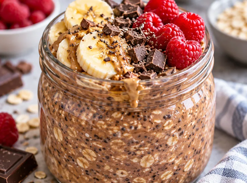 Easy Overnight Oats, ready to serve