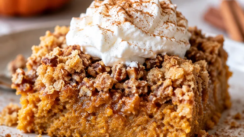 Easy Pumpkin Dump Cake for a Crowd
