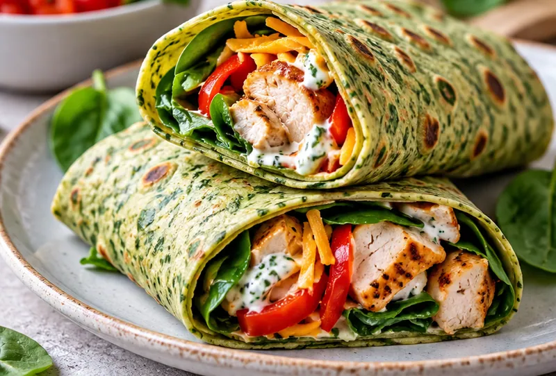 Easy Spinach Tortillas Recipe, ready to serve