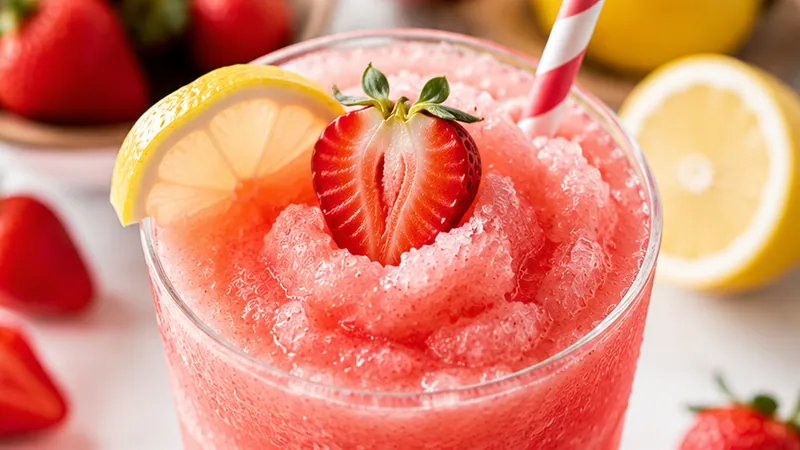Strawberry Lemonade Slushie