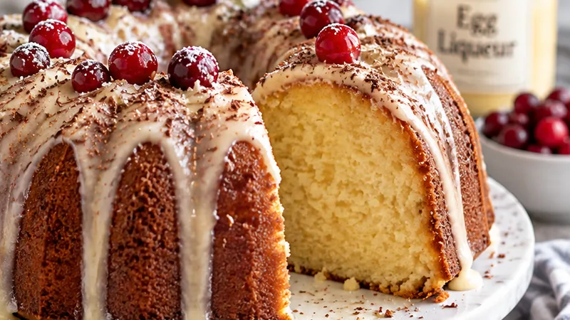 Egg Liqueur Cake Recipe