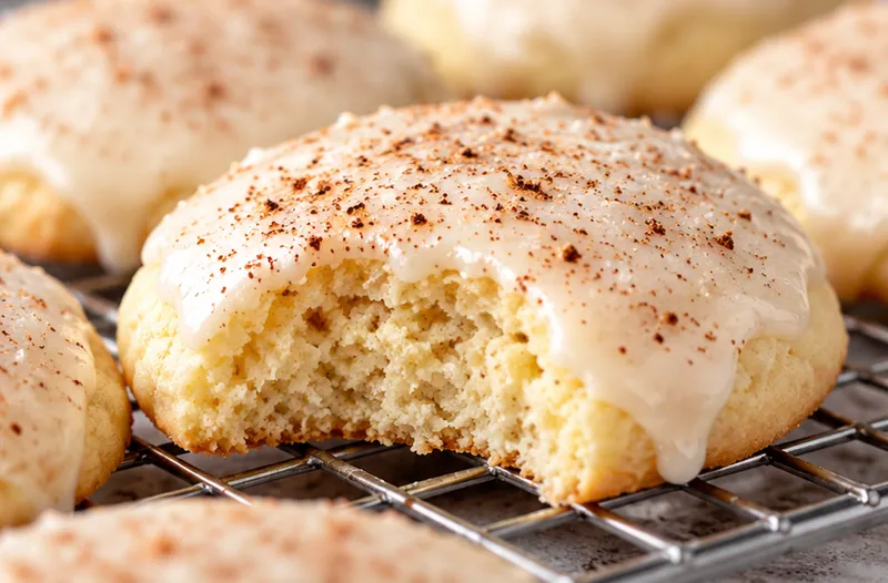 Eggnog Cookies, ready to serve