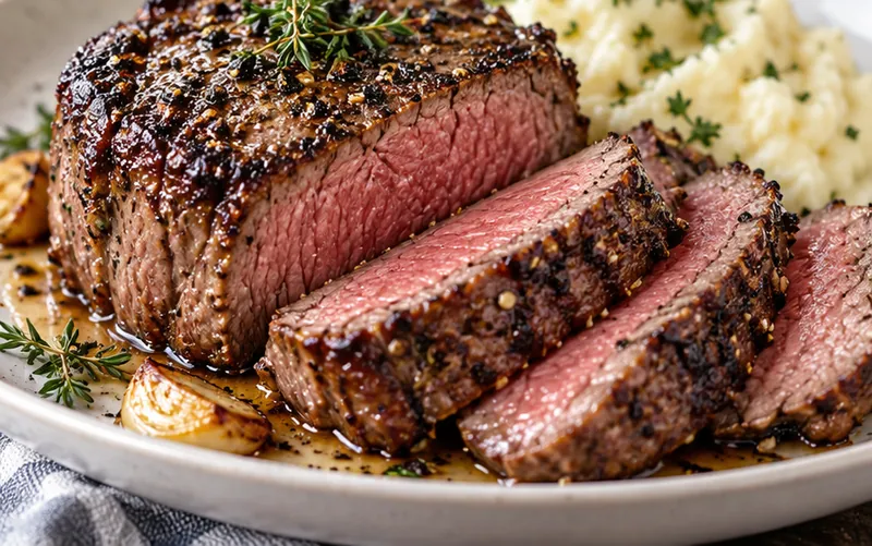 Perfect Filet Mignon, ready to serve