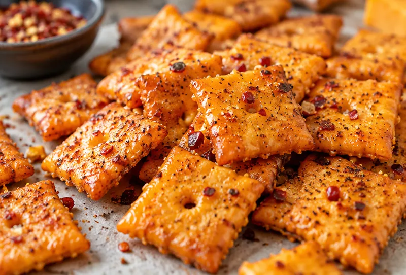 Firecracker Cheez-Its Recipe, ready to serve