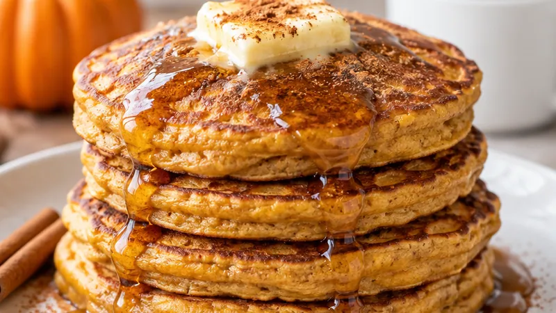 Fluffy Pumpkin Pancakes for Fall Mornings