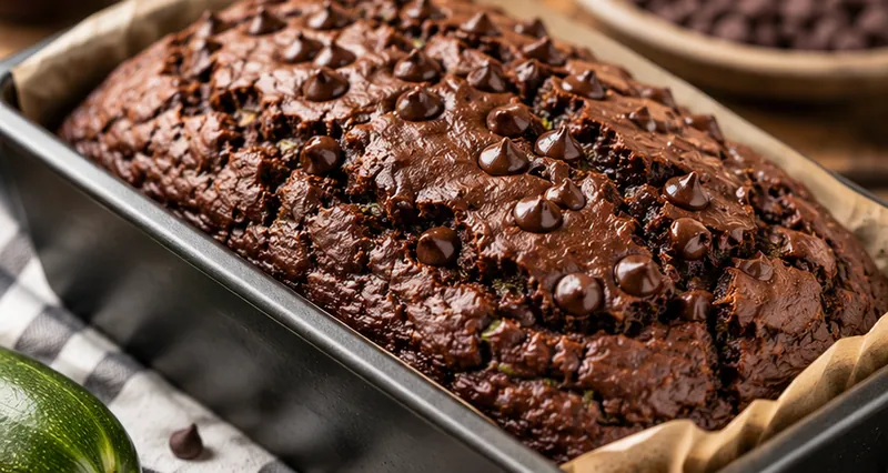 Fudgy Chocolate Zucchini Bread Everyone Loves, ready to serve