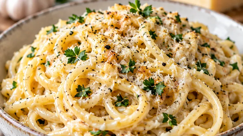 Garlic Parmesan Pasta Recipe