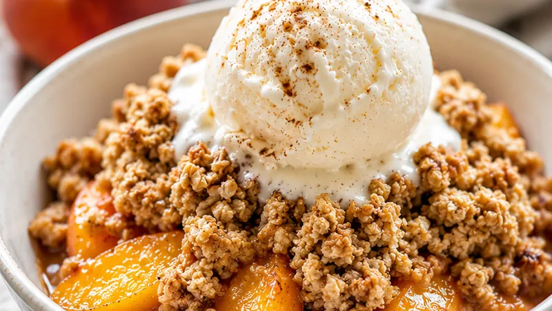 Gluten-Free Peach Crisp