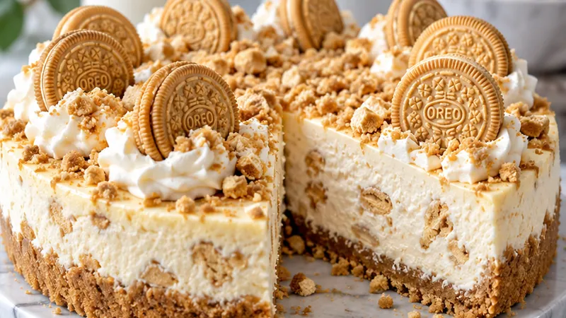 Golden Oreo Cheesecake Recipe