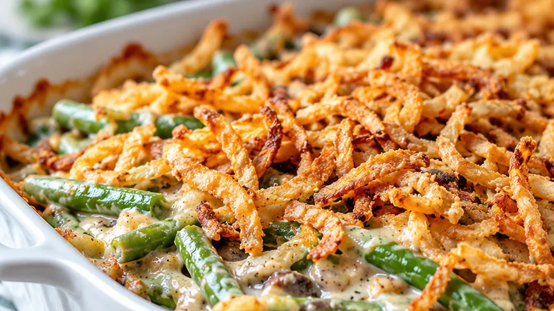 Green Bean Casserole with Frozen Green Beans