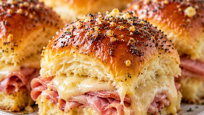 Hawaiian Roll Ham and Cheese Sliders