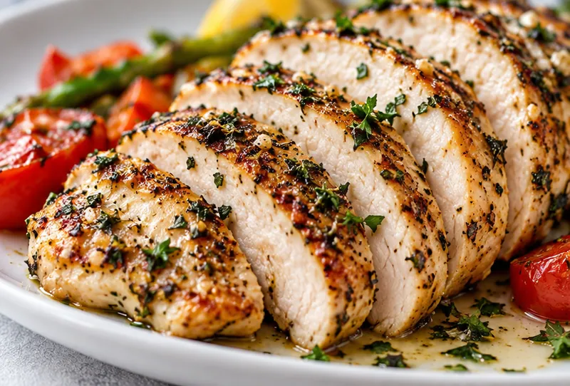 Herb Chicken Recipe, ready to serve