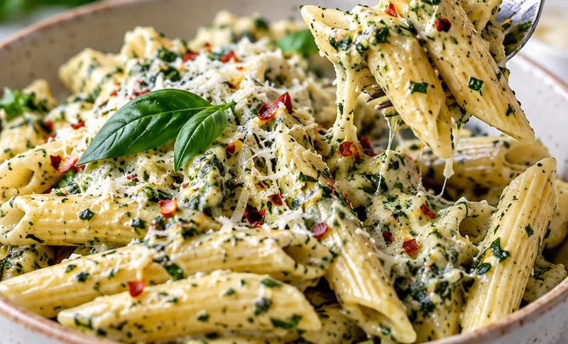 Herb Pasta Recipe, ready to serve