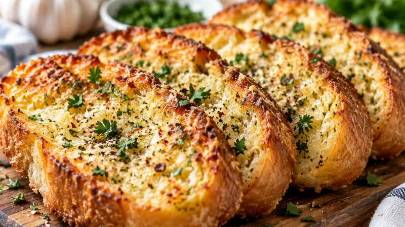 Homemade Air Fryer Garlic Bread