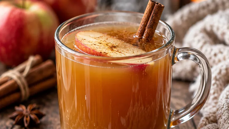 Homemade Apple Cider on the Stovetop