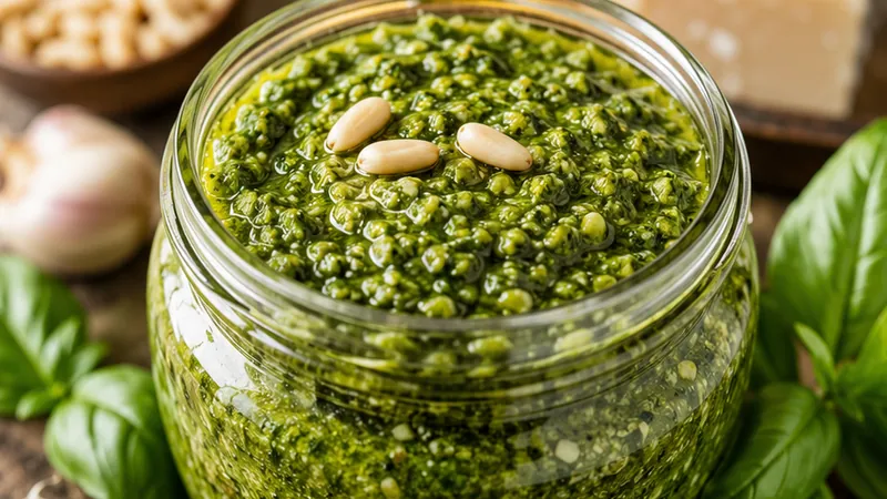 Homemade Basil Pesto (Freezer-Friendly)