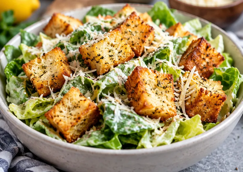 Homemade Croutons Recipe, ready to serve