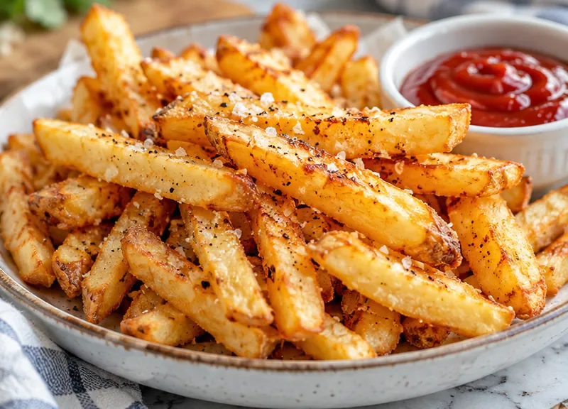 Homemade French Fries Recipe, ready to serve