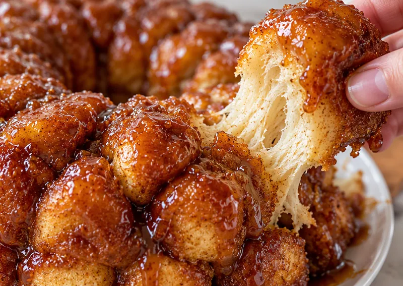 Homemade Monkey Bread, ready to serve