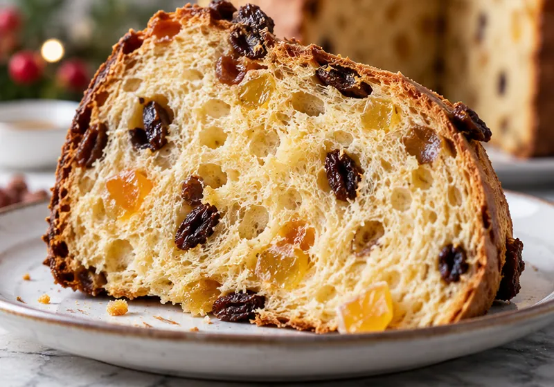 Homemade Panettone Recipe, ready to serve