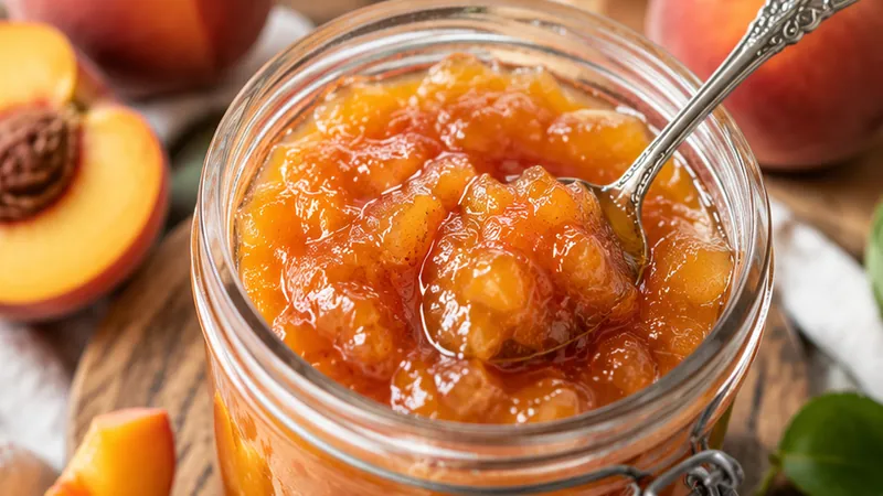 Homemade Peach Jam (No Pectin Needed)