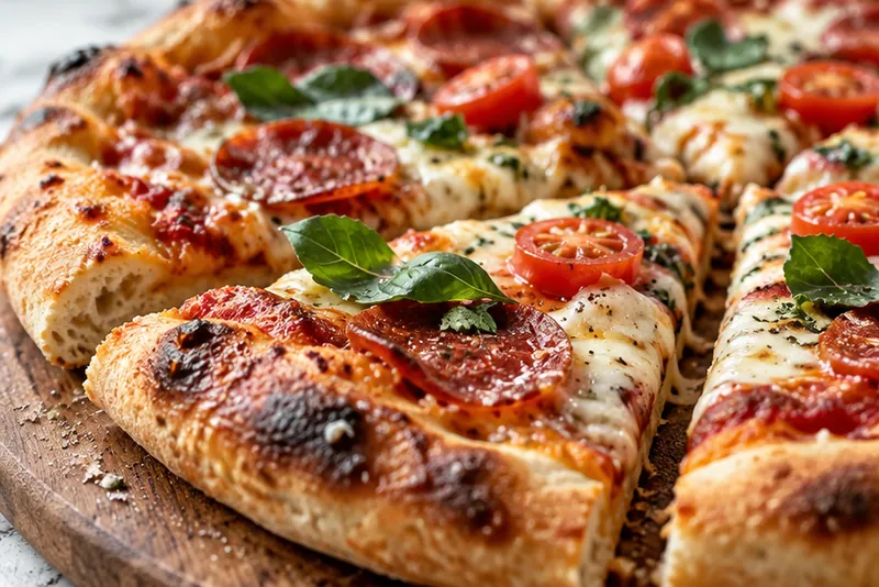 Homemade Pizza Recipe, ready to serve