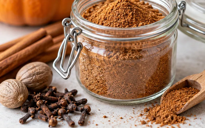Homemade Pumpkin Pie Spice Blend, ready to serve