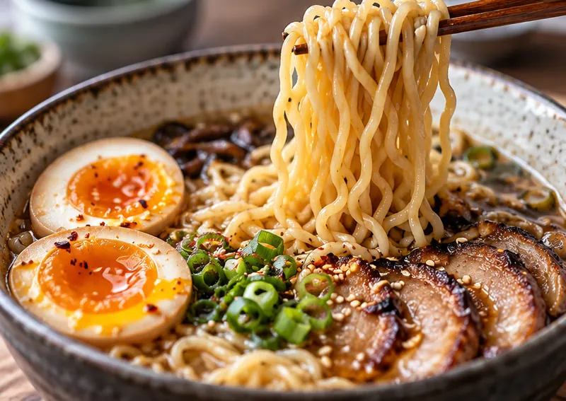 Homemade Ramen Recipe, ready to serve