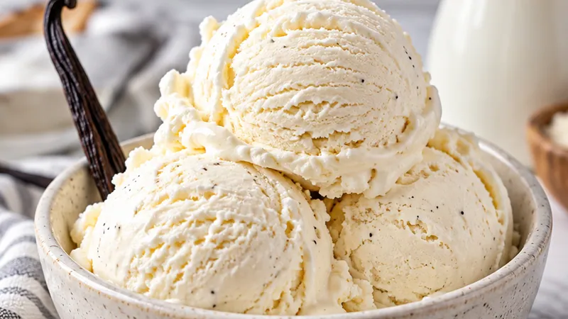 Homemade Vanilla Ice Cream Recipe