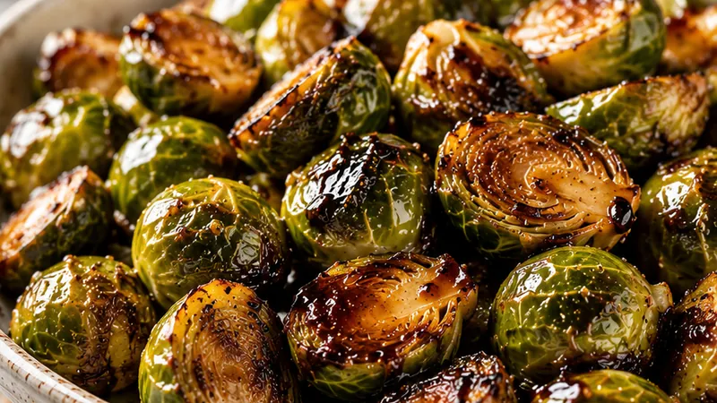 Honey Balsamic Brussels Sprouts
